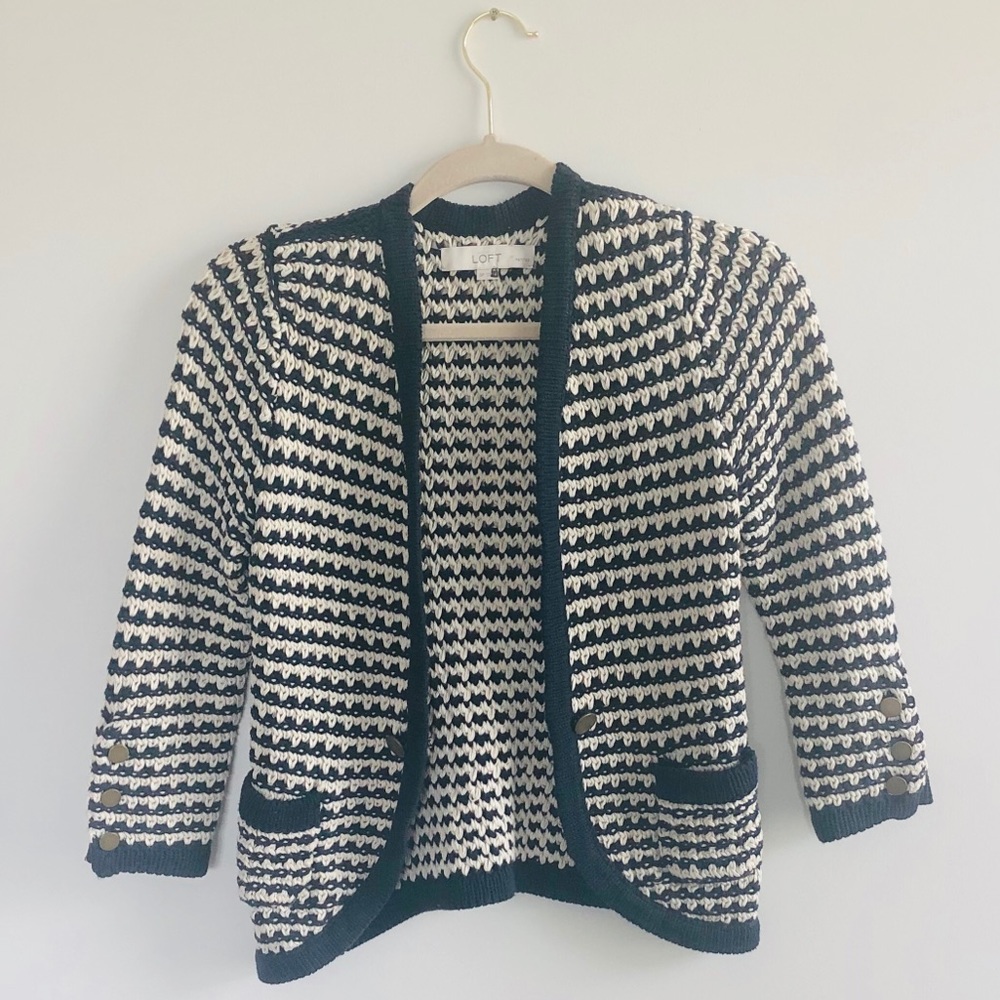 OFFERS? -L O F T  Chunky Thick Cardigan - Picture 4 of 8